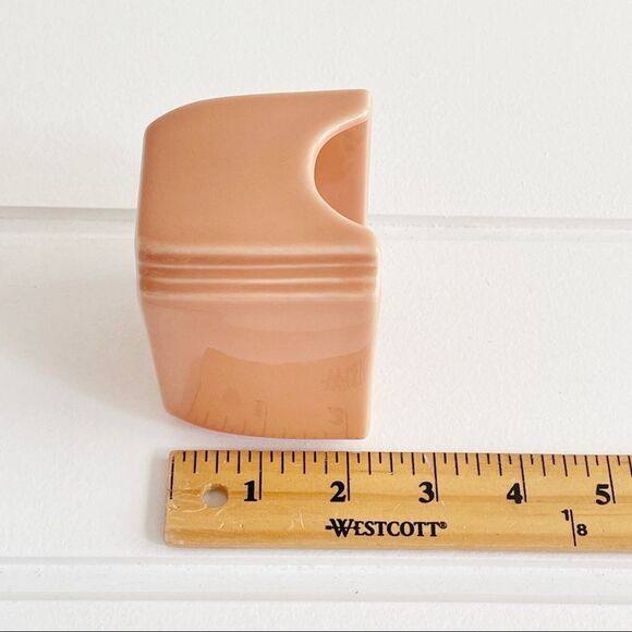 Fiesta Homer Laughlin Retired Apricot Sugar Packet Caddy - Picture 8 of 8